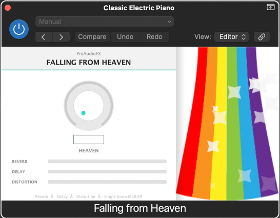 Falling from Heaven — Free Single-Knob Multi-FX VST Plugin Reverb Delay Distortion