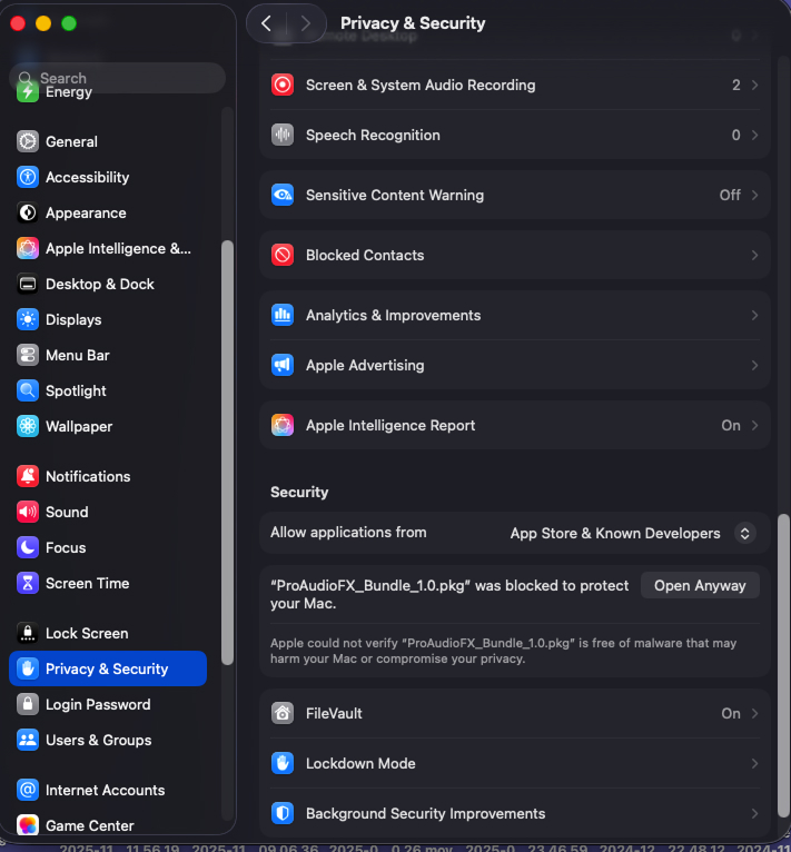 Installation step 2 — welcome screen