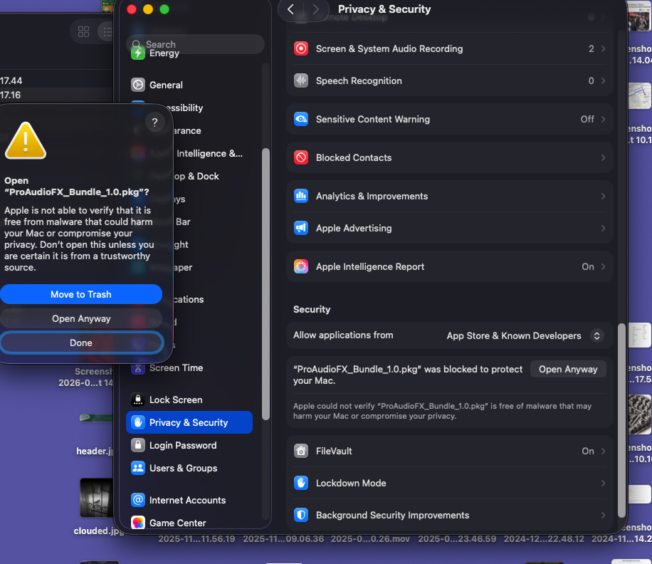 Installation step 3 — accept license