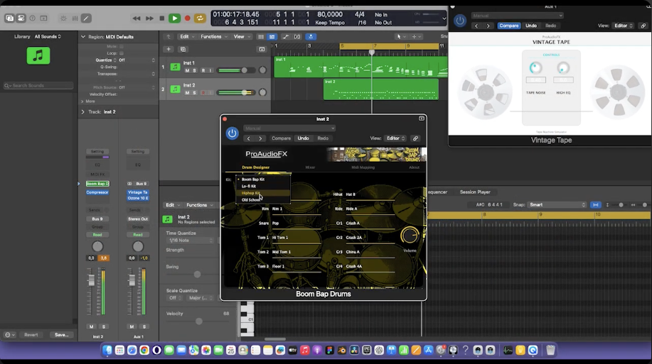 Boom Bap Drums — Watch Demo on YouTube